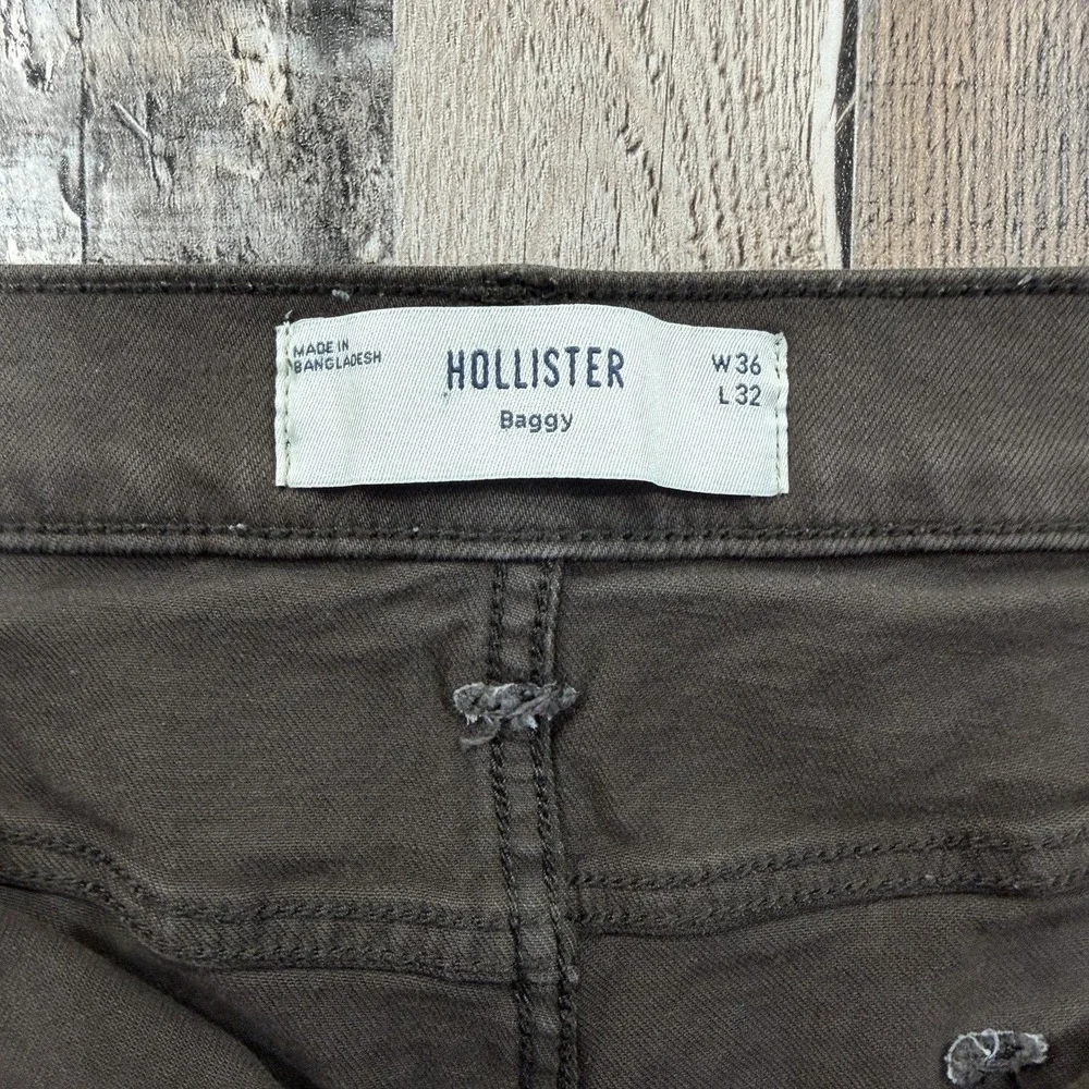 Hollister Pants‎ Men 36x32 Brown Baggy Carpenter Y2K Streetwear Casual Grunge